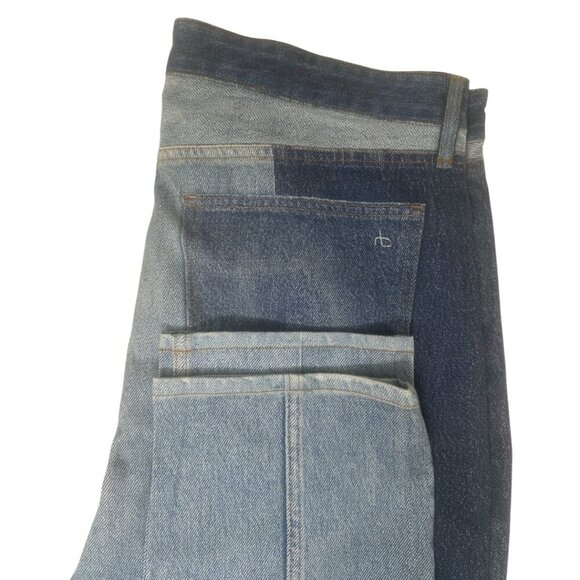 New Rag & Bone Bryon Stretch Miramar Nina Cigarette High Rise Cropped Jeans 31 - Picture 8 of 14